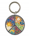 Dan Morris - Exceptionally Designed Peace Keychain - Unique High Quality Metal Keychain - 2