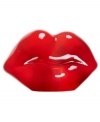 Pucker up. The Makeup Hot Lips figurine gets the conversation going with a sexy red pout in pure glass. Designed by Asa Jungnelius for Kosta Boda.