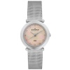 Skagen Women's 107SSSP Steel Collection Crystal Accented Mesh Stainless Steel Pink Dial Watch