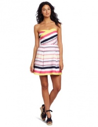 Lilly Pulitzer Women's Felicity Strapless Dress, Resort White Lady Like Stripe, 10