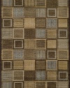 Area Rug 7x9 Rectangle Contemporary Brown Color - Momeni Dream Rug from RugPal