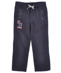 GUESS Kids Boys Little Boy Pull-On Track Pants, NAVY (5/6)