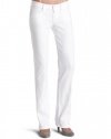 7 For All Mankind Women's Straight Leg Jean in Clean White