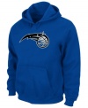 Keep warm in this solid hoodie featuring the Orlando Magic by Majestic.