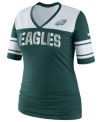 Game on! Make it known Philadelphia Eagles fans mean business with this NFL t-shirt from Nike.