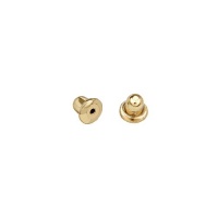 14K Yellow Gold Plated Screw-back for TWJC Brass Stud Earrings Only