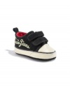 GUESS Kids Boys Baby Trevor Low Ez Sneakers - Black Sued, BLACK (4)