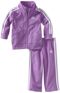 adidas Baby-Girls Infant Core Tricot Set, Purple, 24 Months