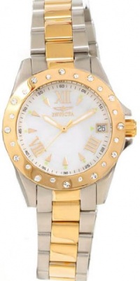 Invicta 12855 Two Tone Crystal Accented Women's Watch