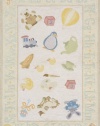 Momeni Lil Mo ABCs Rug, Pale Yellow, 5' Round