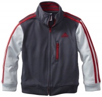 adidas Boys 2-7 Varsity Warm Up Jacket, Mercury Grey, 7X