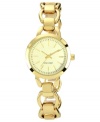 A graceful timepiece in soothing golden tones from Nine West.