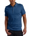 Kenneth Cole Men's Polo With Epaulettes