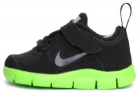 Nike Kids Toddlers Free Run 3 (Td) Black Green 512167-005 7c