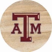 Thirstystone Natural Sandstone Set of 4 Coasters Texas A&M