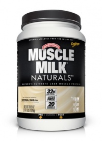 CytoSport Muscle Milk Naturals, Natural Vanilla, 2.47 Pound