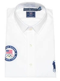 Ralph Lauren Men USA Olympic Team 2012 Big Pony Logo Long Sleeve Shirt