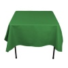 70 in. Square Polyester Tablecloth Valley Green