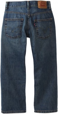 Levi's Boys 8-20 550 Relaxed Fit Jean , CLEAN CROSSHATCH, 10 Regular