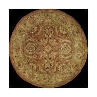 Nourison Rugs Jaipur Collection JA29 Rust Round 8' x 8' Area Rug