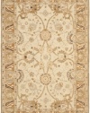 Safavieh Anatolia Collection AN558B Handmade Silver and Light Brown Hand-Spun Wool Area Rug, 8 Feet by 10 Feet