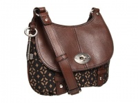 Fossil Maddox Signature Flap (Black/Brown)