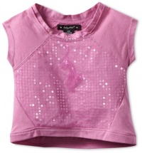 Baby Phat - Kids Baby-Girls Infant Sequin Front Tee, Orchid, 12