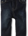 Baby Phat - Kids-Girls Infant Denim Capri, Blue, 24