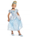 Make sure she doesn't lose her shoes when she dresses up like her favorite princess in this Cinderella costume.