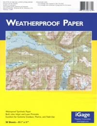 iGage Weatherproof Paper 8.5x11 - 50 Sheets