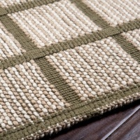 Area Rug 3x5 Rectangle Natural Fiber Grass Color - Surya Country Jutes Area Rug from RugPal.com