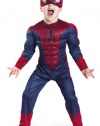 Disguise Costumes The Amazing Spider-man Movie Muscle Costume, Red/Blue, Medium 3T-4T