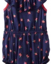 Splendid Littles Baby-Girls Newborn Parisian Tulip Romper, Navy, 12-18 Months