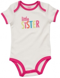 Carter's Ss Bodysuits - Ivory Little Sister-3M