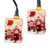 Kurt Adler 10-Light Gingerbread House Light Set