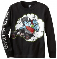 Metal Mulisha Boys 8-20 Wrenchhead Long Sleeve, Black, X-Large