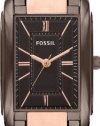 Fossil Adele Stainless Steel Watch - Brown and Rose