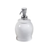 InterDesign York Short Pump, White/Chrome