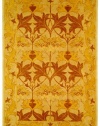 Safavieh Anatolia Collection Handmade Ivory and Gold Hand-Spun Wool Area Rug, 3-Feet by 5-Feet