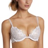 Fashion Forms Women's Lace Water Push Up Bra, White, 32 B