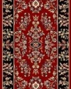 Area Rug 2x6 Runner Traditional Red - Black Color - Safavieh Lyndhurst Rug from RugPal