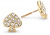 Kate Spade New York Signature Spade Crystal Spade Studs