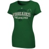 MLB Majestic Philadelphia Phillies Womens I Love Green T-Shirt - Green