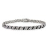 Sterling Silver Black Diamond Accent San Marco Bracelet