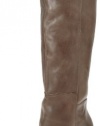 STEVEN by Steve Madden Women's Long Tall Wedge Boot, Taupe, 8 M US