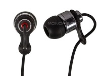 Monoprice Hi-Fi Premium Noise Isolating Earphones - Black & Red