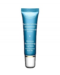 Reparative balm works deep within the skins surface to help heal dry, chapped, weather-roughened lips. SPF 15 sunscreens help insulate lips from the aging effects of UV rays. Soothes the senses with aromatic plant essences. Hydration so pure and refreshing, parched lips drink in its benefits. All climates.