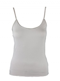 Nougat London womens velvet trim lightweight camisole top