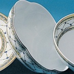 The delicate detail on this Allee Royale Dinnerware makes a classic yet eye-catching addition to your tabletop.