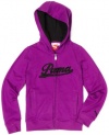 Puma - Kids Girls 7-16 Edv Hoody Sweater, Berry, Large